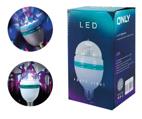 Lampara Led Esfera Destellos Giratoria INOVA / GTC / ONLY