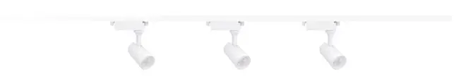 Aplique BLANCO Riel 3 Spot Direccional Led 27w Luz Calida