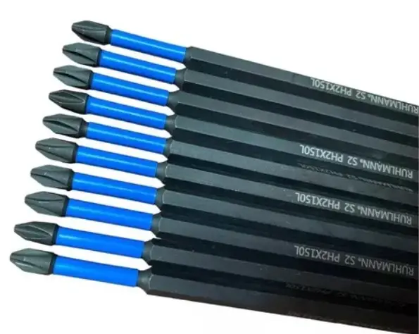 Punta Larga Ph2 150 Mm Hexa 1/4 ($ x Unid) Blister X 10U