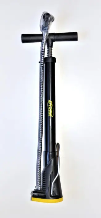 Inflador De Pie Para Auto Con Reloj