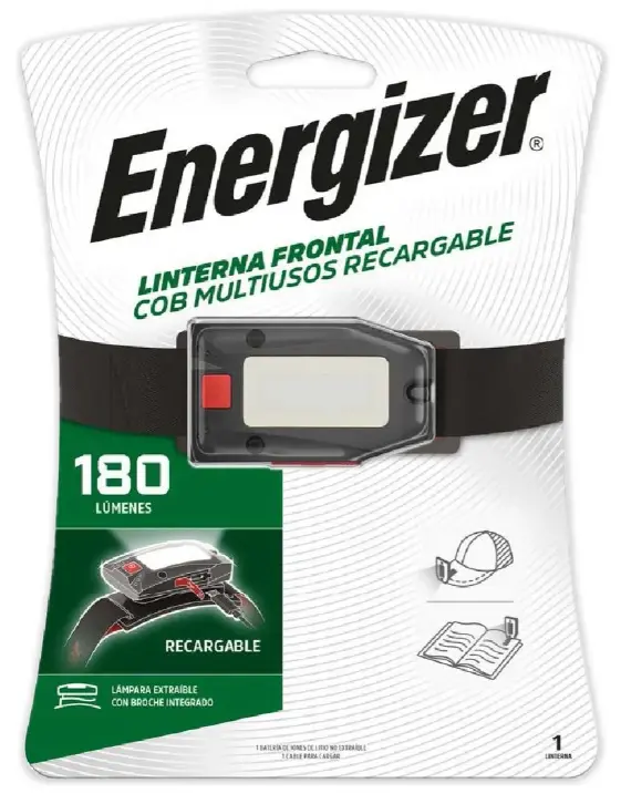 Linterna Vincha Recargable 180LUM Energizer