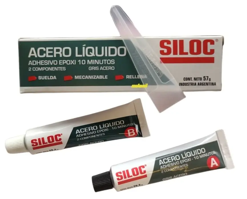 Siloc Epoxi Acero Liquido X 57GR