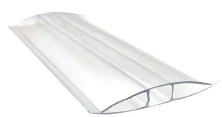 Perfil H PC X 5.8m Para 8 Y 10mm Cristal