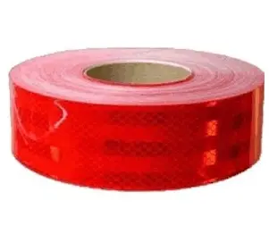 Cinta Reflectiva Rojo 7.5cm $ X Mts (Rollox45.7mts) S/Lite 983-72