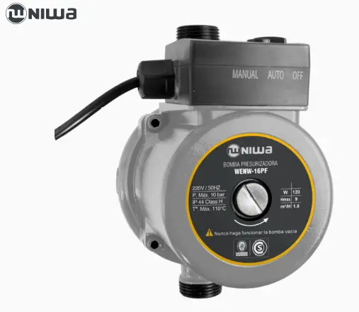 Bomba Presurizadora Niwa WENW-16PF 0.16HP 1800Lt/H