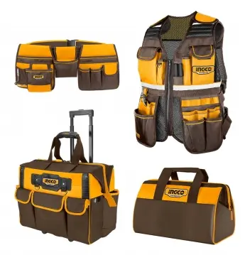 Set Bolso 16" + Bolso Carrito 20" + Chaleco + Riñonera Triple