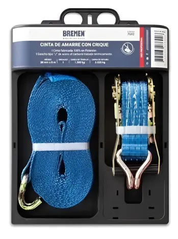 Cinta De Amarre Con Crique 8M X 38MM