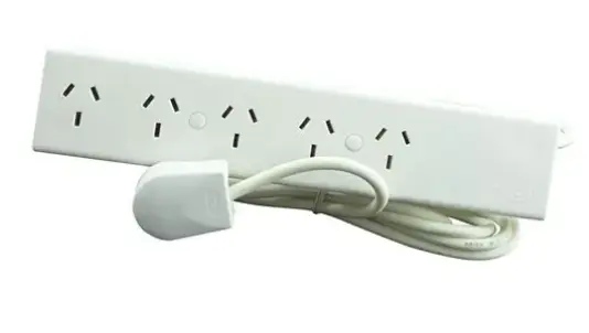 Toma Multiple 5 Modulos Con Cable 5Mts Con Interruptor