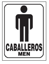 Cartel 14 X 14 Cm X 0.6mm Flecha Costado/Diagonal