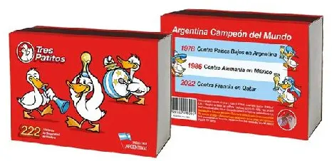 Fosforos Tres Patitos 222 Tricampeones