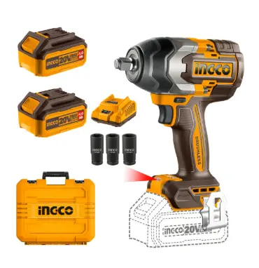 Llave De Impacto 1/2- 850 Nm + 2 Baterias + Cargador 4.0AH