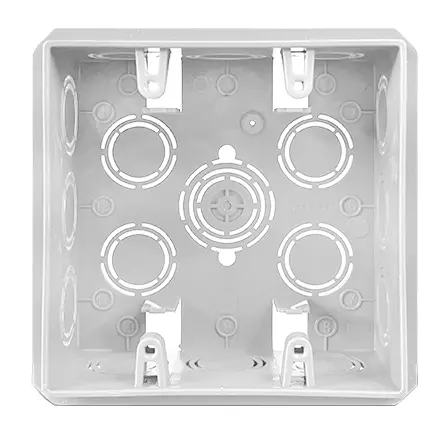 Caja Embutir Cuadrada 10x10 Gris