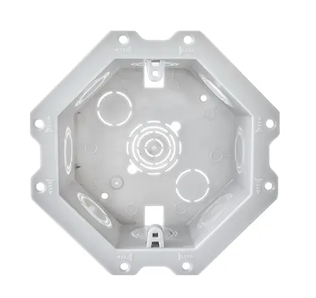 Caja Embutir En Seco Octogonal Chica Gris