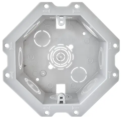 Caja Embutir En Seco Octogonal Grande Gris