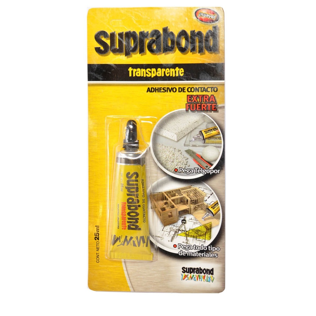 Adhesivo De Contacto 25ml Transparente