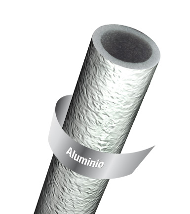 Coverthor Interperie Aluminio  1" X 10mm X 2mts