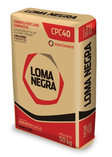 Cemento X 50 Kg  $ X Bolsa  (Pallet 40 Bolsas)