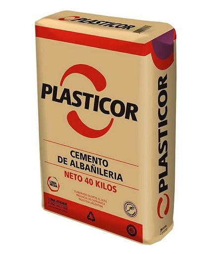 Plasticor 40 Kgs  (Pallet 50 Bolsas)