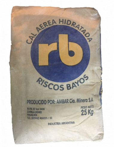 Cal Risco Bayo X 25 Kg  $ X Bolsa    (Pallet X 60 Bolsas)