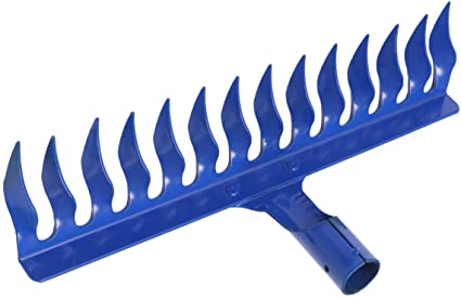 Rastrillo Hierro 12D Azul