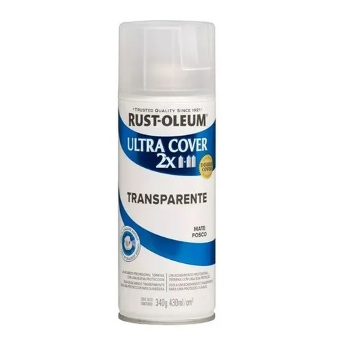 Pintura Aerosol Ultra Cover 2x Transparente Brillante