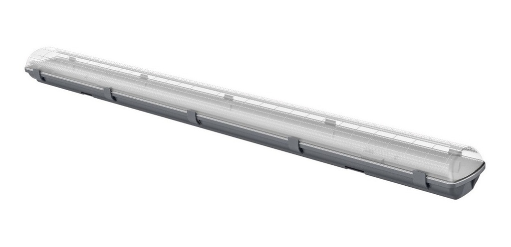 Lampara Damp Proid Housing 150cm Doble Ledadvance