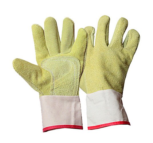 Guante Descarne Gris Amarillo1º C/Puño  XPar