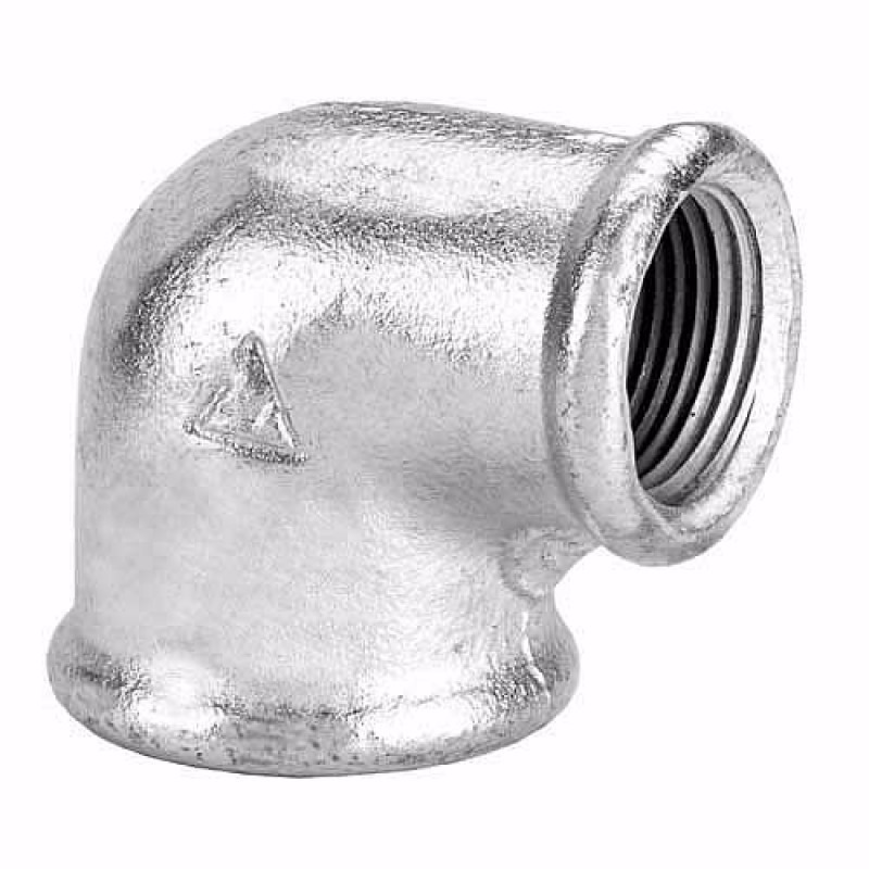 Codo H-H 90º Reduccion 4 X 2 Galvanizado