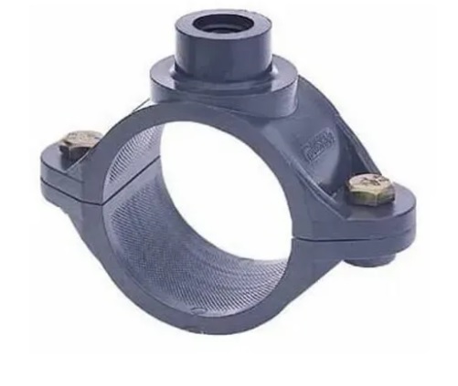 Abrazadera PVC Dos Bulones 90 X 1/2