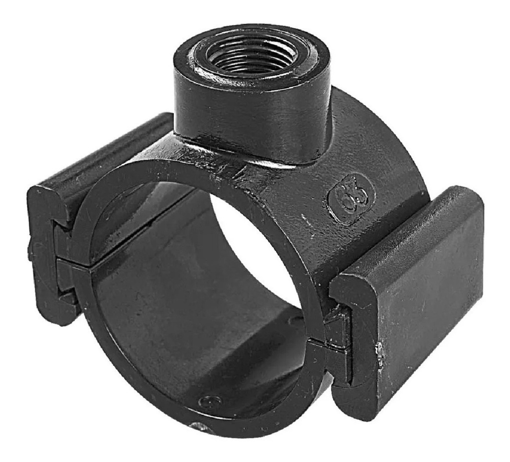 Abrazadera PVC Dos Bulones 75 X 3/4