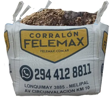 Bolson De 1m3 De Ripio Con Arena