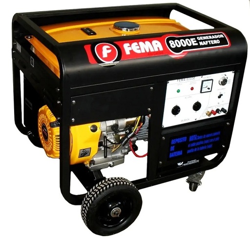 Generador Fema 8000 Trifasico 16HP 6.5Kw