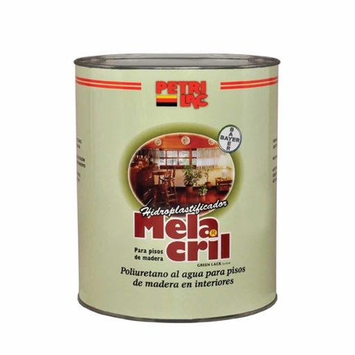 Melacril Pol. Al Agua Satinado X 1L