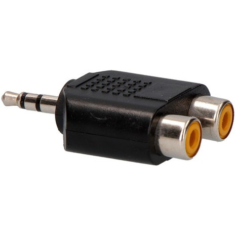 Adaptador 1 Macho 3.5St/2 Hembra 3.5 St