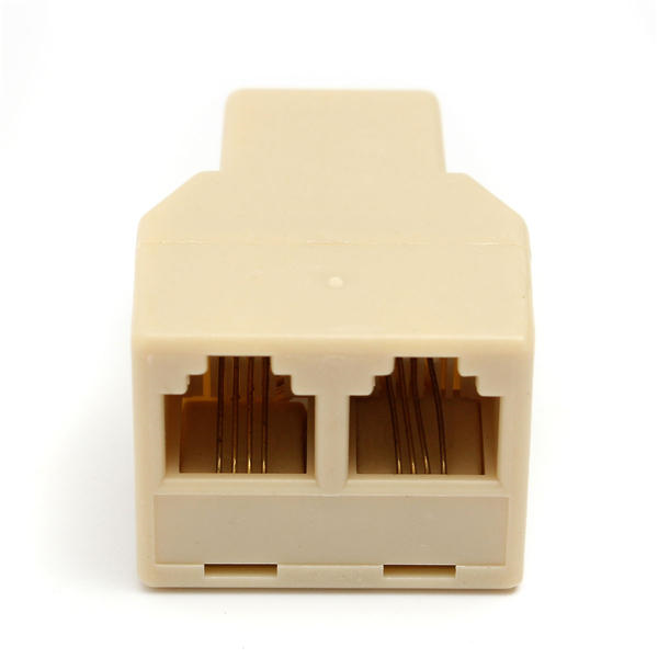 Adaptador 1 Plug A 1 Jack/2 Jack 6 Contactos