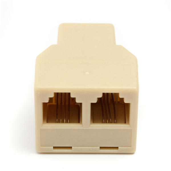 Adaptador 1 Plug A 2 Jack 4 Contactos