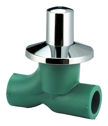 Llave De Paso C/Cabezal Bronce 32 Mm