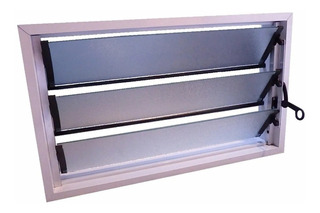 Aireador Aluminio P/Baño 26 X 24Cm