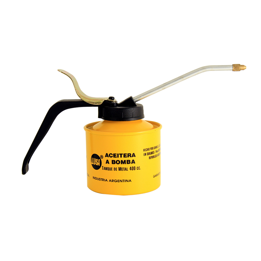 Aceitera A Presion Metalica Pico Fijo 400C.C.