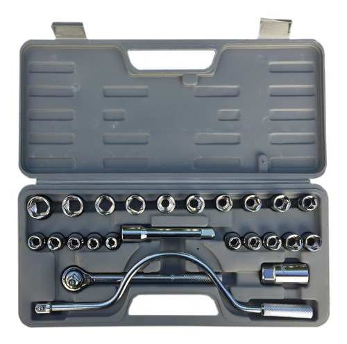 Bocallaves Jgo.Tubos Encastre 1/2 "  25 Pzas. Neon