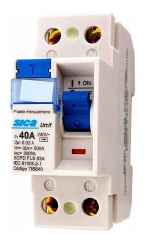 Interruptor Diferencial 2 X 40 30Mma