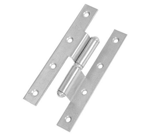 [63300] Bisagra Municion Doble Contacto 100x80 Zinc
