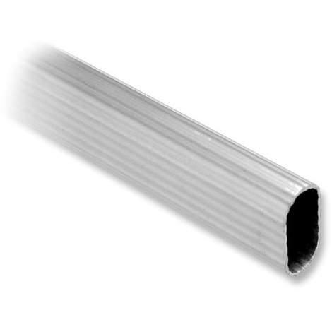 [60738] Caño Oval Aluminio -  $  X 3mts