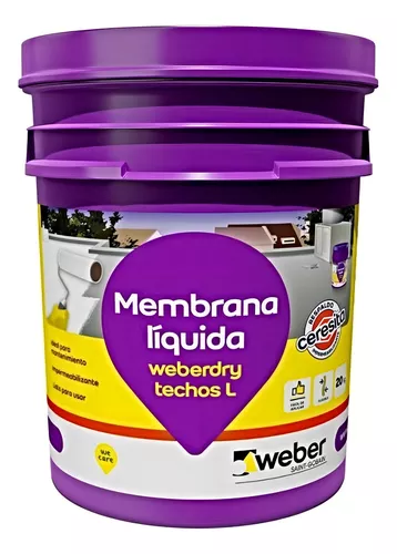 [66939] WeberDry Techos L Membrana Liq Imperm VErde X 20 Kg