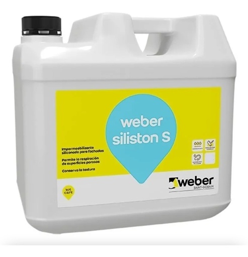 [72178] Weber Siliston S X 10l Impermeb Base Solvente Incolor