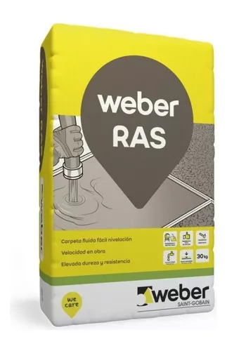 [59684] Weber Ras Premezcla Cementicia Fluida X 30 Kg