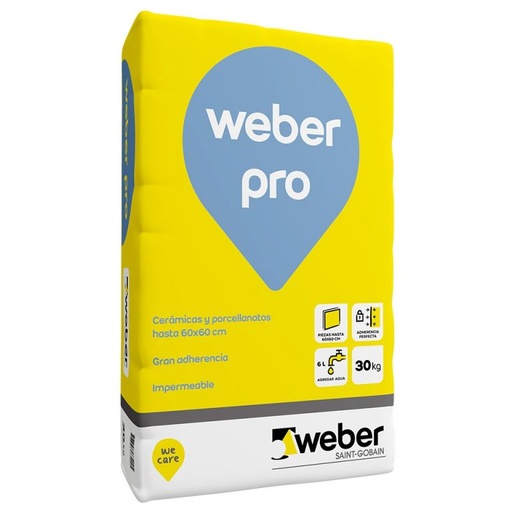 [64052] Weber Pro X 25 Kg  NUEVA BOLSA