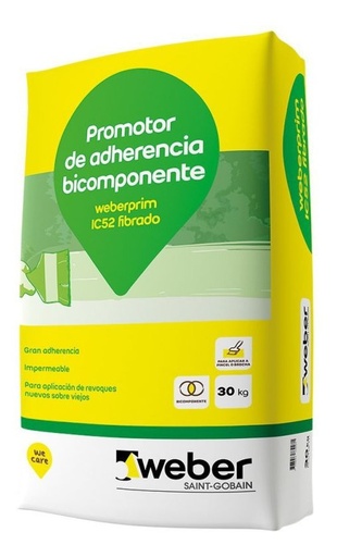 [72017] Weberprim IC-52 Fibrado Solido Bolsa 30kg (Usar + Liq Balde)