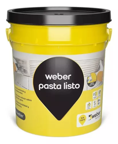[66456] Weber Pasta - Adhesivo P/Piezas En Placas De Yeso X 7kg