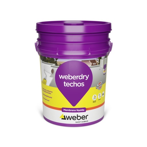 [66937] WeberDry Techos L Membrana Liq Imperm Teja X 10 Kg